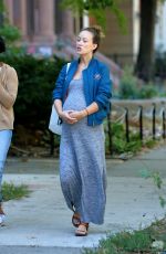 OLIVIA WILDE Out and About in Brooklyn 09/15/2016