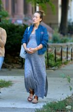 OLIVIA WILDE Out and About in Brooklyn 09/15/2016
