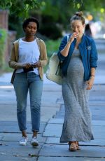 OLIVIA WILDE Out and About in Brooklyn 09/15/2016