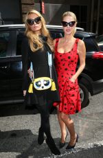 PARIS and NICKY HILTON at Carolina Herrera Fashion Show in New York 09/11/2016