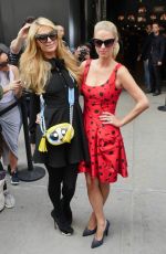 PARIS and NICKY HILTON at Carolina Herrera Fashion Show in New York 09/11/2016