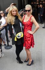 PARIS and NICKY HILTON at Carolina Herrera Fashion Show in New York 09/11/2016