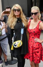PARIS and NICKY HILTON at Carolina Herrera Fashion Show in New York 09/11/2016