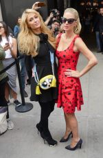 PARIS and NICKY HILTON at Carolina Herrera Fashion Show in New York 09/11/2016