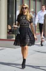 PARIS HILTON Out and About in New York 09/08/2016