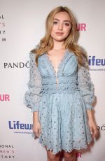PEYTON LIST at 5th Annual Women Making History Brunch in Beverly Hills 09/17/2016