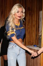 PIA MIA PEREZ at Nice Guy in West Hollywood 09/19/2016