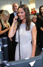 PIPPA MIDDLETON at BGC Annual Global Charity Day at Canary Wharf in London 09/12/2016