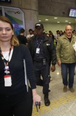 PIXIE LOTT at Riogaleao International Airport in Brazil 09/25/2016
