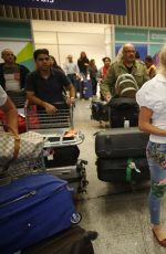PIXIE LOTT at Riogaleao International Airport in Brazil 09/25/2016