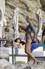 PIXIE LOTT in Swimsuit at a Beach in Ibiza 09/21/2016