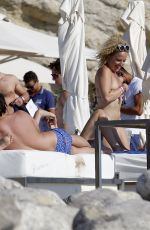 PIXIE LOTT in Swimsuit at a Beach in Ibiza 09/21/2016