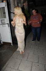 PIXIE LOTT Leaves Breakfast at Tiffany