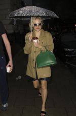 PIXIE LOTT Leaves Haymarket Theatre in London 09/10/2016