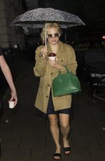 PIXIE LOTT Leaves Haymarket Theatre in London 09/10/2016