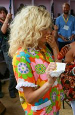 PIXIE LOTT on the Set of 