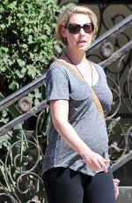 Pregnant KATHERINE HEIGL and Josh Kelley Out in Los Angeles 09/24/2016