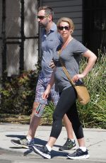 Pregnant KATHERINE HEIGL and Josh Kelley Out in Los Angeles 09/24/2016