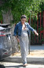 Pregnant MILA KUNIS Out and About in Los Angeles 09/02/2016