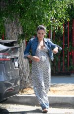 Pregnant MILA KUNIS Out and About in Los Angeles 09/02/2016