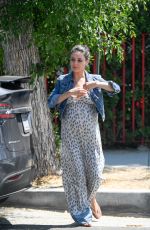Pregnant MILA KUNIS Out and About in Los Angeles 09/02/2016