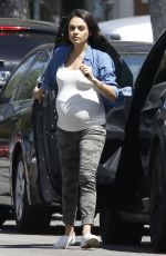 Pregnant MILA KUNIS Out in Los Angeles 09/09/2016