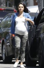 Pregnant MILA KUNIS Out in Los Angeles 09/09/2016