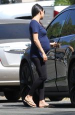 Pregnant MILA KUNIS Out in Los Angeles 09/28/2016