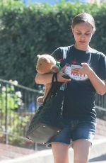 Pregnant NATALIE PORTMAN Out in Silver Lake 09/24/2016