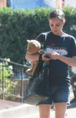 Pregnant NATALIE PORTMAN Out in Silver Lake 09/24/2016