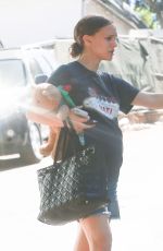 Pregnant NATALIE PORTMAN Out in Silver Lake 09/24/2016