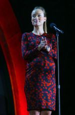 Pregnant OLIVIA WILDE at 2016 Global Citizen Festival in New York 09/24/2016