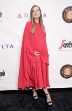 Pregnant OLIVIA WILDE at Friars Club Honors Martin Scorsese with Entertainment Icon Award 09/21/2016