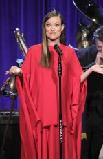 Pregnant OLIVIA WILDE at Friars Club Honors Martin Scorsese with Entertainment Icon Award 09/21/2016