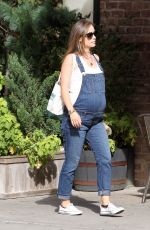 Pregnant OLIVIA WILDE Out and About in New York 09/23/2016