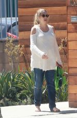 Pregnant TERESA PALMER at Cafe Gratitude in Los Angeles 09/15/2016