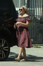 Pregnant TERESA PALMER Leaves a Restaurant in West Hollywood 09/23/2016