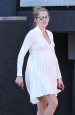 Pregnant TERESA PALMER Out in Los Angeles 09/28/2016