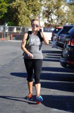 REESE WITHERSPOON After Exercise in Los Angeles 09/15/2016