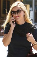 REESE WITHERSPOON Out for Coffee in Brentwood 09/22/2016