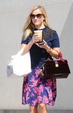 REESE WITHERSPOON Out for Coffee in Brentwood 09/22/2016