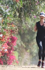 REESE WITHERSPOON Out Jogging in Brentwood 09/06/2016