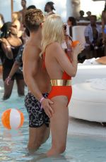 RHIAN SUGDEN Celebrates Her Birthday at a Pool Party in Ibiza 09/11/2016