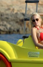 RHIAN SUGDEN in Bikini at a Beach in Ibiza 09/10/2016