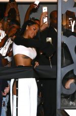 RIHANNA Arrives at Fenty Puma x Rihanna Debut in New York 06/09/2016