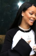 RIHANNA Arrives at Fenty Puma x Rihanna Debut in New York 06/09/2016