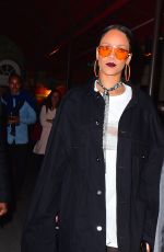 RIHANNA Arrives at Global Citizen After Party in New York 09/24/2016