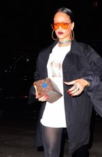 RIHANNA Arrives at Global Citizen After Party in New York 09/24/2016