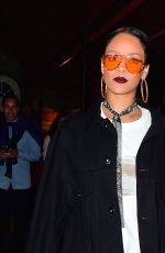 RIHANNA Arrives at Global Citizen After Party in New York 09/24/2016