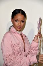 RIHANNA at Fenty x Puma by Rihanna Fashion Show at Paris Fashion Week 09/28/2016